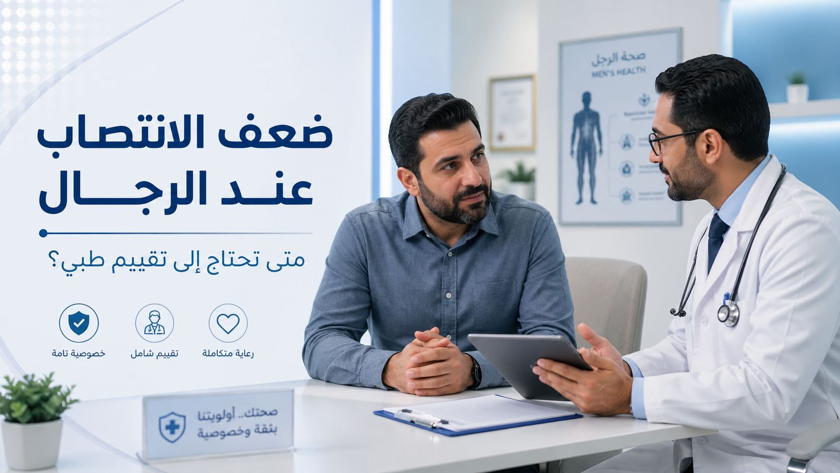 ضعف الانتصاب عند الرجال: متى تحتاج إلى تقييم طبي؟